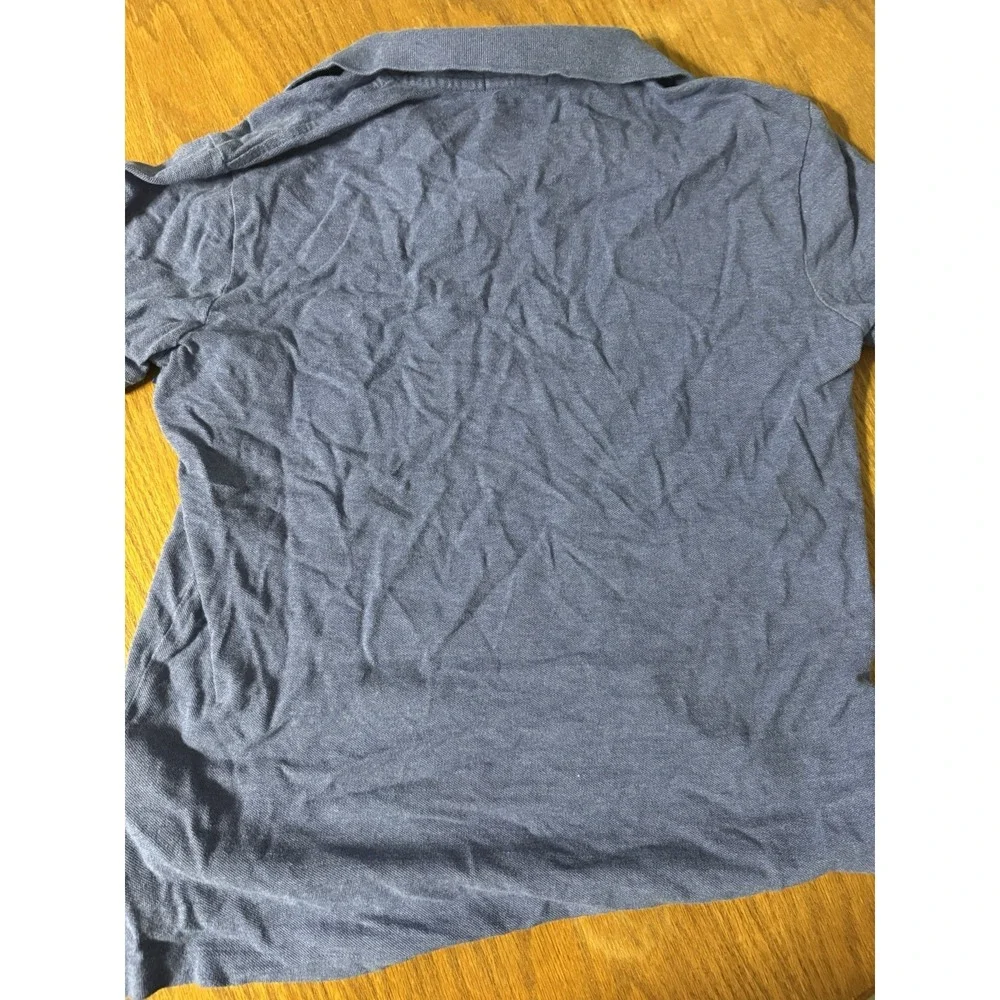 Polo Ralph Lauren Polo Shirt Men's Medium Blue Custom Slim Fit Pony Logo